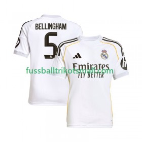 Fußballtrikots Real Madrid Jude Bellingham 5 2025-2026 Kurzarm Heimtrikotsatz kaufen